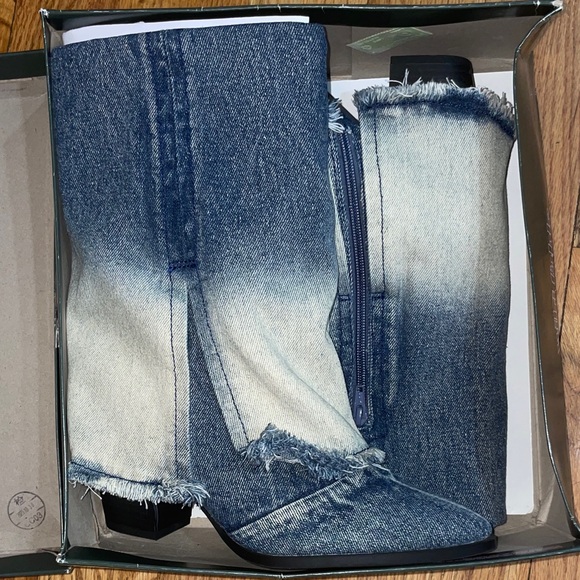 NEW Wild Fable Calista Boots-Denim Ombre Boots sz 10 - Picture 1 of 9